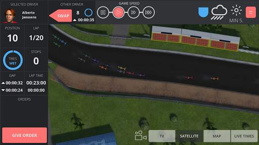 Team Order: Rennsport-Manager (Strategiespiel) screenshot 8
