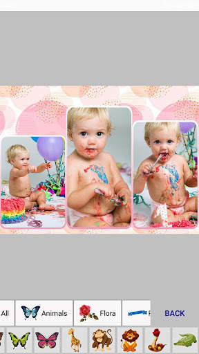 Baby photo collage 5 تصوير الشاشة