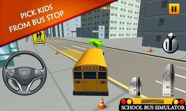 Schoolbus Driving 3D Sim screenshot 1