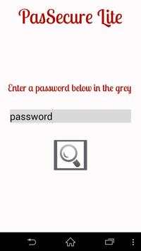 PasSecure Lite (Pass Security) screenshot 1
