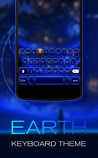 Earth Keyboard Theme 2 تصوير الشاشة