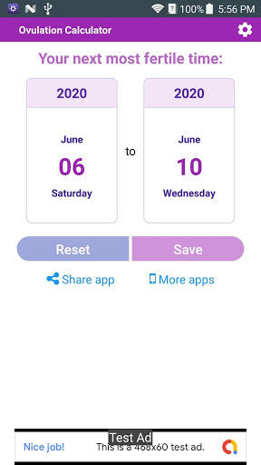 Ovulation Calculator screenshot 2