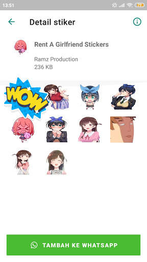 Cute Anime Sticker For WA screenshot 5