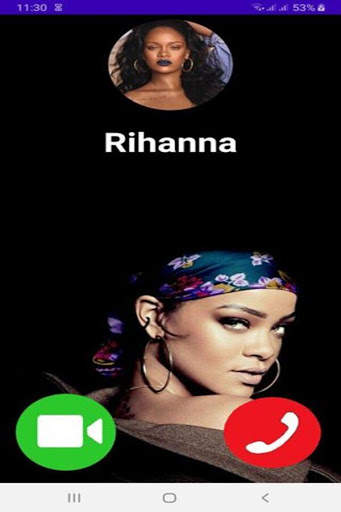 Rihanna Video Call - Fake Call Rihanna screenshot 2