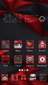 Red Man  Go Launcher Theme screenshot 1