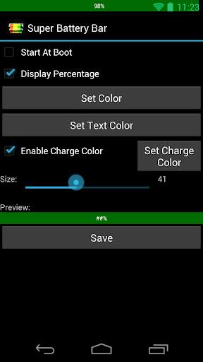 Super Battery Bar screenshot 3