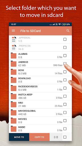 Move to SD Card : Move files to SD card & Move App screenshot 2