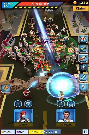 Zombie Defender: Idle TD & Mow zombies screenshot 4