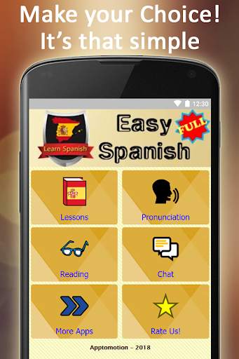 Easy Spanish Full - Fast Offline Language Learning screenshot 1