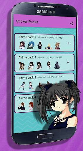 WASticker Anime Stickers screenshot 2