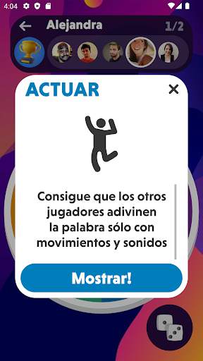 Ruleta de Fiesta: Pinta, Actua screenshot 5