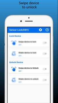 Shake to lock and shake to unlock mobile screen screenshot 4