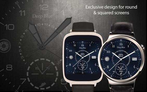 Deep Blue Watchface screenshot 4