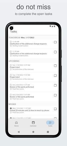 Contractor notes app screenshot 3