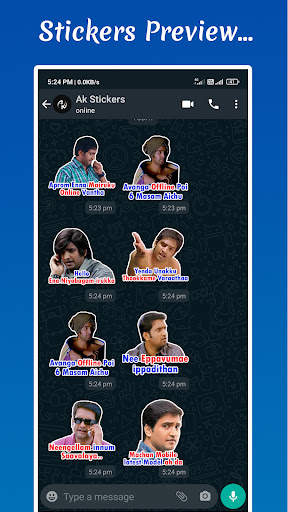 Tamil Stickers for WhatsApp screenshot 8