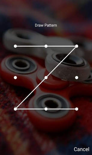 Fidget Spinner Lock Screen Pin Pattern Spinner screenshot 4
