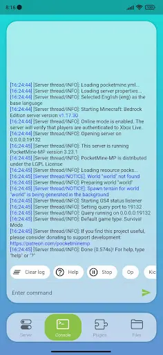 PocketMine-MP screenshot 2