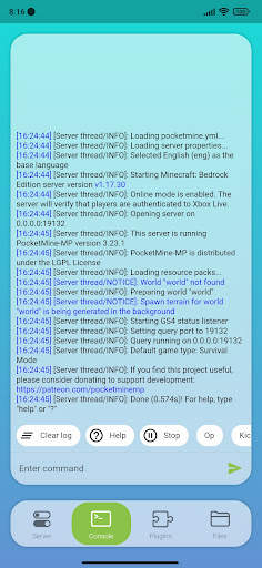PocketMine-MP screenshot 2