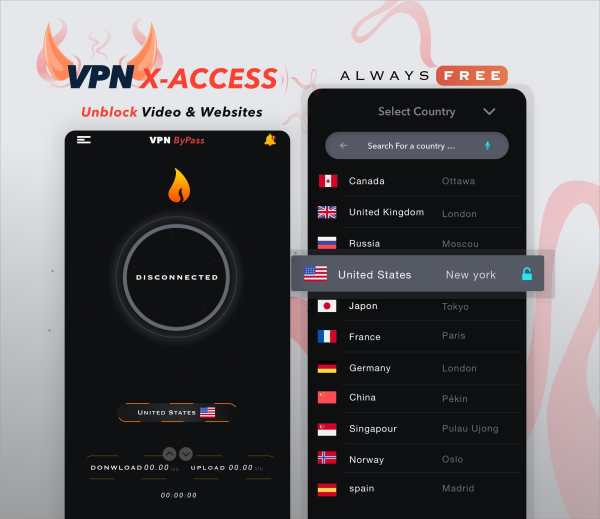 VPN UNBLOCK X-ACCESS VIDEOS & SITES screenshot 1