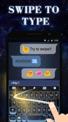 Starry Sky Keyboard Theme screenshot 4