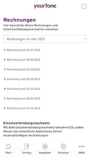 yourfone Servicewelt скриншот 2