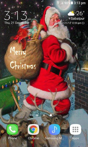 Christmas Santa Live Wallpaper screenshot 3