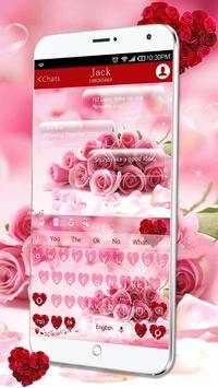 Love Roses Keyboard Theme screenshot 2