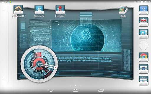 NOVA Launcher Theme - Starship Console screenshot 8