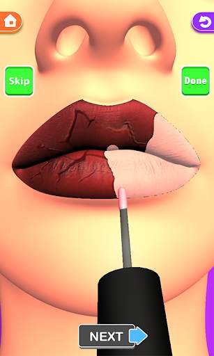 Lips Done! Satisfying 3D Lip Art ASMR Game screenshot 1