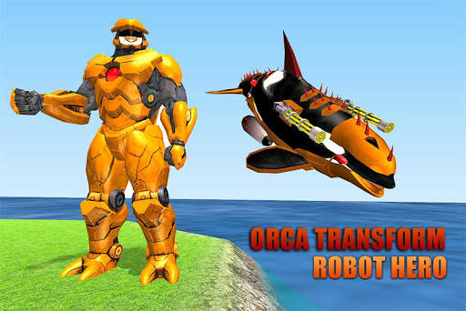 Robot Whale Attack: Shark Transform Games screenshot 6