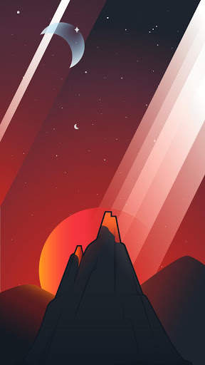 Mountain Moon Night Theme screenshot 1