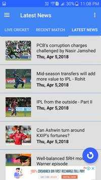 Live  IPL 2018 - Best for IPL Cricket screenshot 4