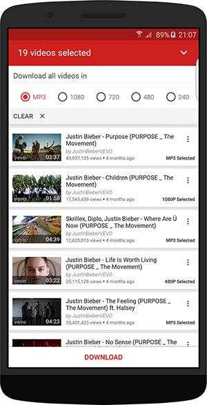 Videoder - YouTube to mp3 converter screenshot 5