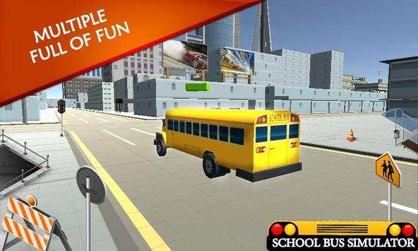 Schoolbus Driving 3D Sim screenshot 4