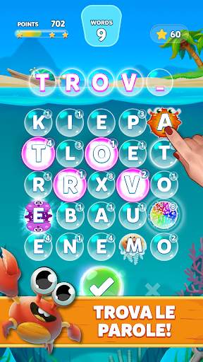 Bolla Parole - Giochi di parole gratis screenshot 1