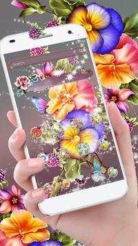 Beautiful Shiny Flower Theme screenshot 4