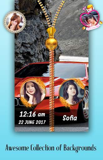 Car Zipper Lock Screen screenshot 1