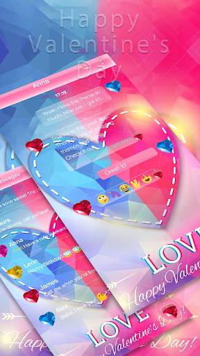 Sweet Love KK Keyboard Theme screenshot 9