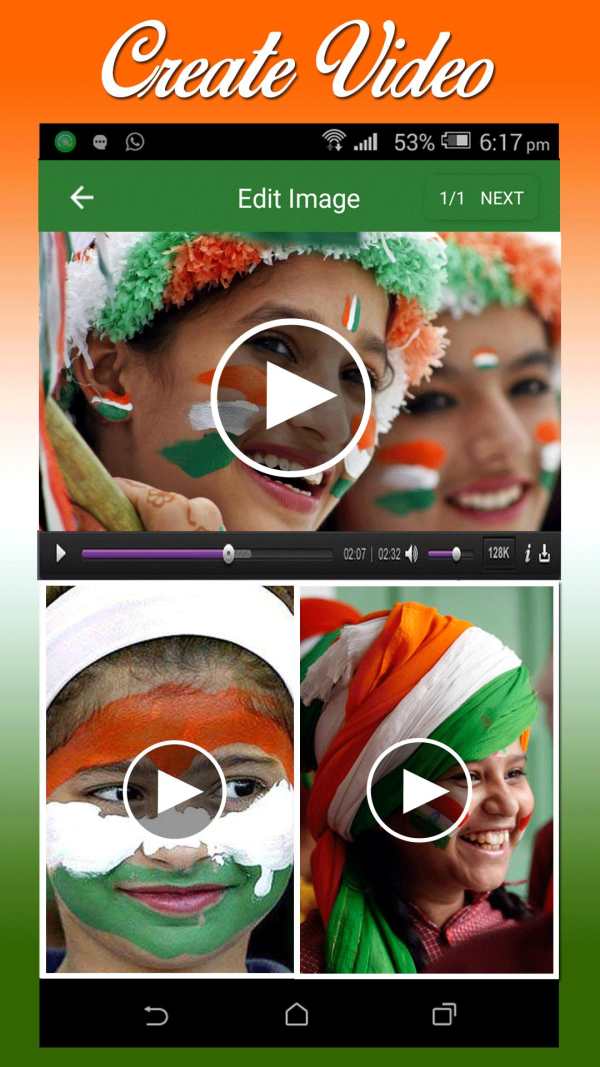 Republic Day Video Maker 2018 - Slideshow Maker screenshot 1