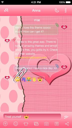 Love Heart Emoji Keyboard screenshot 5