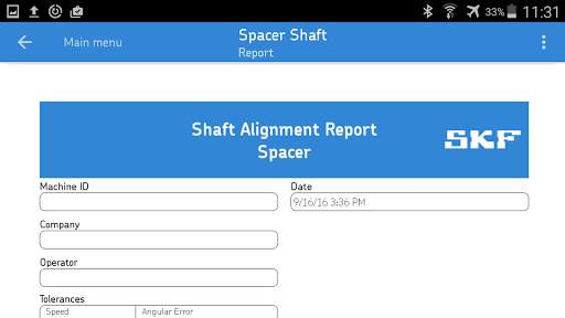 SKF Spacer shaft alignment screenshot 4
