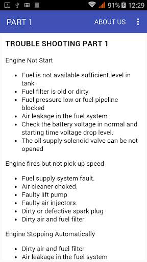 Engine Trouble Shooting screenshot 2