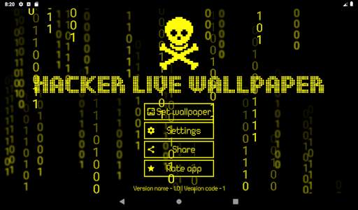 Hacker Live Wallpaper Matrix ☠ screenshot 11
