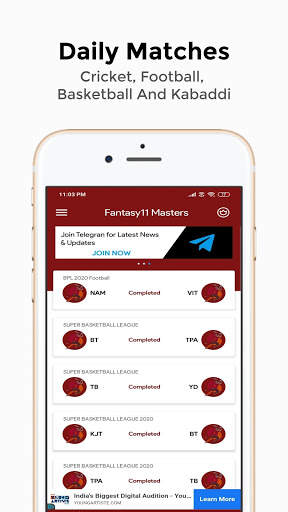 F11 Masters - IPL 2021 Fantasy Prediction screenshot 2