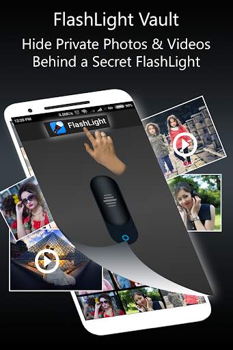 Flashlight Locker: photo vault screenshot 2