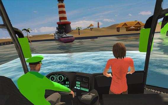 Beach Taxi Bus Driving Simulator screenshot 5