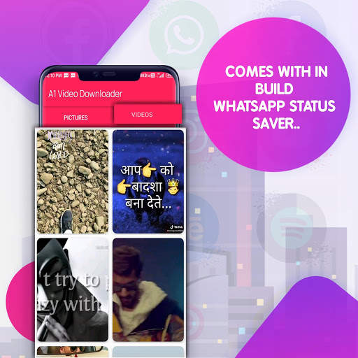 A1 Video Downloader -The All in one - Status Saver screenshot 3