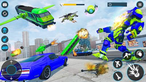 Real Robot Transform Car Game screenshot 4