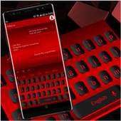 Black Red Metal Keyboard 10001005