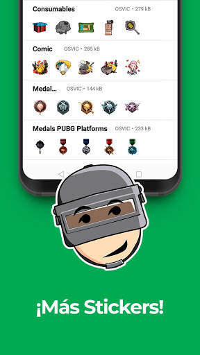 Stickers (PUBG Fan App) para WhatsApp 2020 ✅ screenshot 4